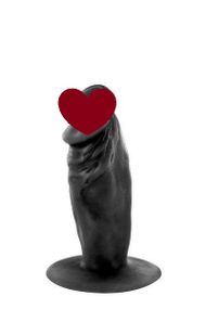 Фалоімітатор Real Body — Real Tim Black, TPE, діаметр 3,4 см sexstyle