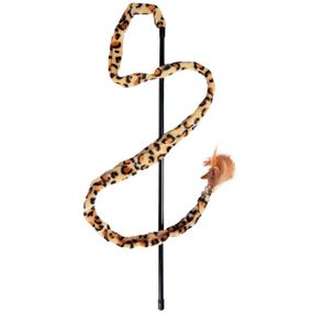 Іграшка для котів Flamingo Leopard Fishing Rod, 50 см