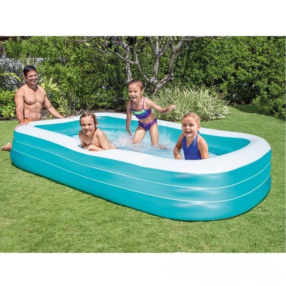 Надувний прямокутний  басейн Intex 305х183х56 см (58484) | Зображення 2
