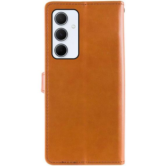 Шкіряний чохол-книжка GETMAN Gallant (PU) для Samsung Galaxy A55 Коричневий | Зображення 2