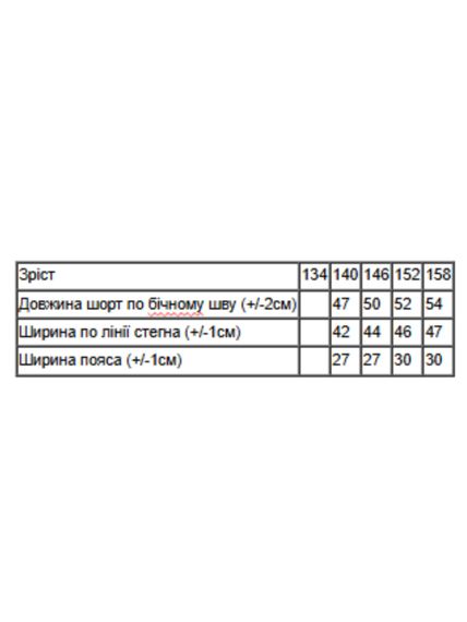 Шорти-бермуди для дівчинки (підліткові) Носи своє 146 Темно-синій (p-17699-208476) | Зображення 3