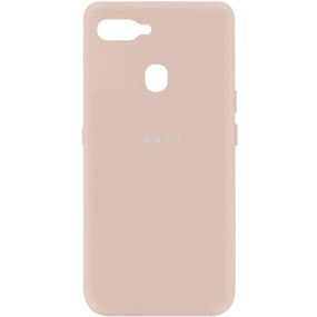Чехол Silicone Cover My Color Full Protective (A) для Oppo A5s / Oppo A12 Рожевий/Pink Sand