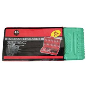 Набор инструментов 46 предметов в зеленом кейсе