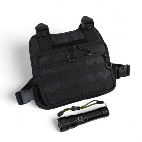 Чоловіча сумка для тактичних цілей, Тактичні військові сумки, Сумка чоловіча брезентова military LT-37 | Зображення 3