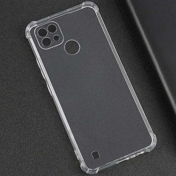 TPU чохол GETMAN Ease logo посилені кути Full Camera для Realme C21 Безбарвний (прозорий) | Зображення 1