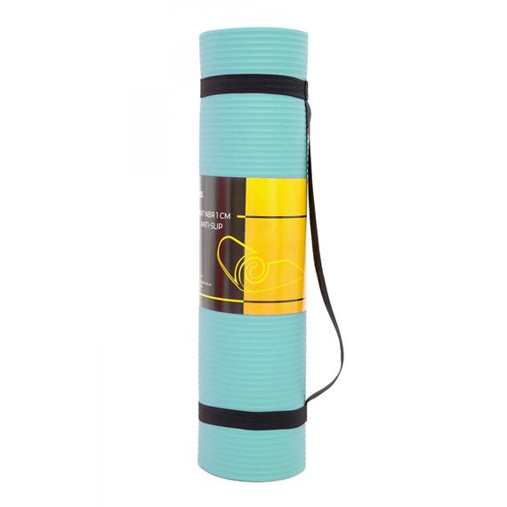 Килимок спортивний Cornix NBR 183 x 61 x 1 см для йоги та фітнесу XR-0248 Mint | Зображення 1