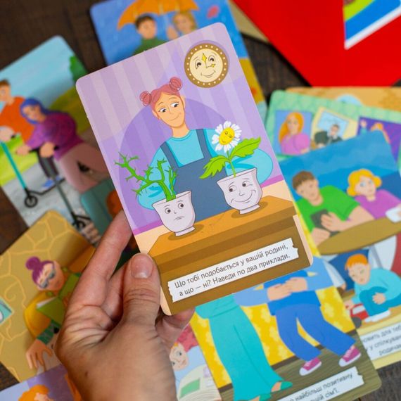 Психологічна гра для занять із дітьми "Давай поговоримо!" 10156039, 30 карток | Зображення 6