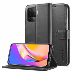 Чохол книжка iMeeke для Oppo Reno 5 Lite колір Чорний