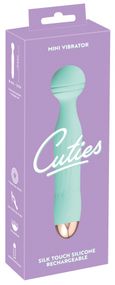 Універсальний вібромасажер Mini Vibrator Cuties Green, бірюзовий