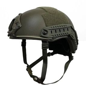 Шлем тактический FAST NIJ IIIA баллистический кевларовый Олива  Ranger Green