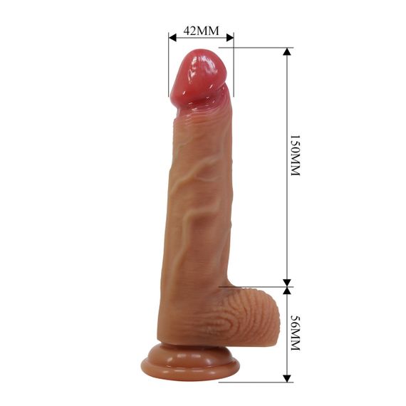 Страпон Pretty Love Wells 6.3 Silicone Dildo with Harness Briefs Sex Aura | Зображення 1
