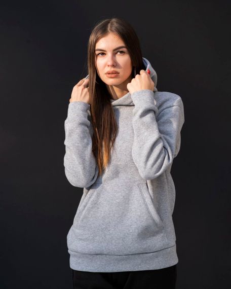 Унісекс худи утеплене Karmian колір меланж р.M 436560 | Зображення 2