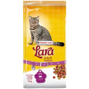 Сухой корм для стерилизованных котов с курицей Lara Adult Sterilized 10 кг