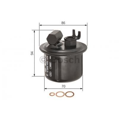 Фильтр топливный Bosch 0 986 450 104 | Зображення 4