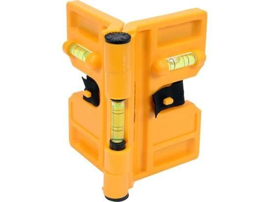 Рівень для встановлення стовпчиків трубний магніт 3 капсули VOREL-16012