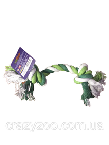 Іграшка для собак CaniAmici Rope toy Грейфер канат з 2 вузлами 35,5 см C6098302