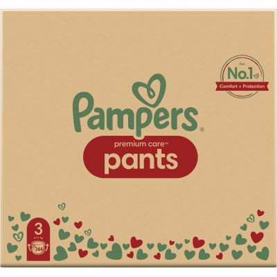 Подгузники Pampers Premium Care Pants размер 3 (6-11 кг) 144 шт (8006540490891) | Зображення 1