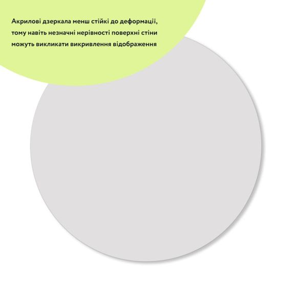 Дзеркало акрилове самоклеюче 330х330х2мм SW-00000750 | Зображення 1