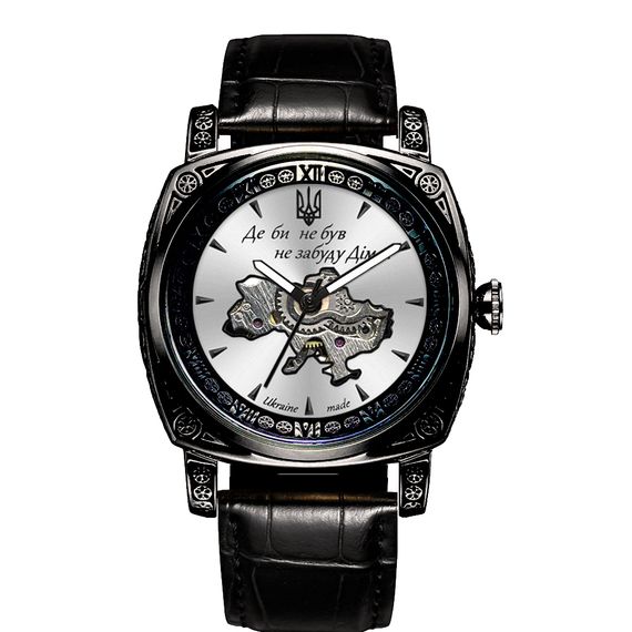 Чоловічий годинник Awarder 021-3D Де би не був Black-White