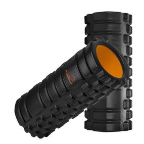 Масажний ролик (роллер) Паверплей 4025 Massage Roller Чорно-помаранчевий (33x15см.)