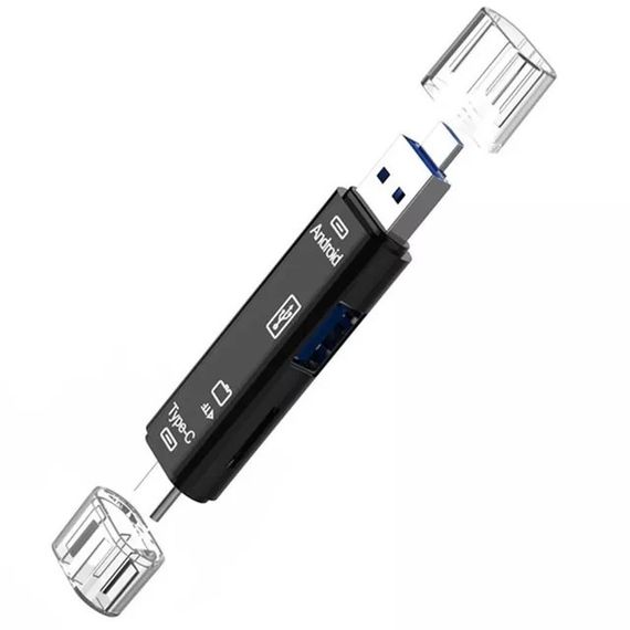 Кардридер Micro-USB Android Tupe-C Sd card Slot | Зображення 1