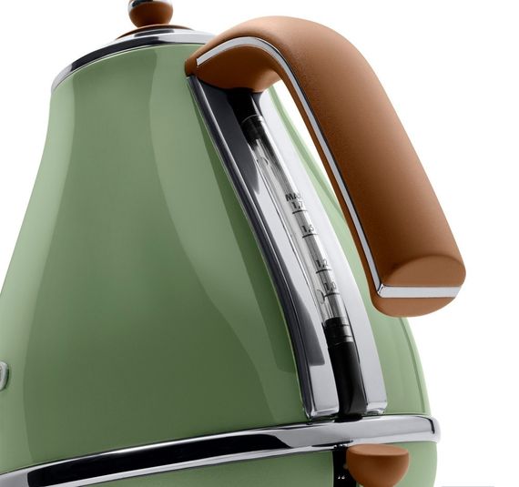 Электрочайник DeLonghi KBOV-2001-GR 1.7 л зеленый | Зображення 1