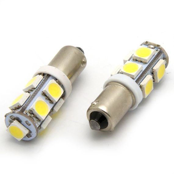 Светодиодная лампа AllLight T 8.5  9 диодов 5050 BA9S 12V WHITE