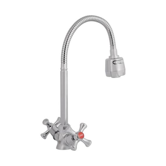 Смеситель для кухни Lidz Lamb 274F двухвентильный с гибким изливом LDLAM274FCRM35074 Chrome | Зображення 2