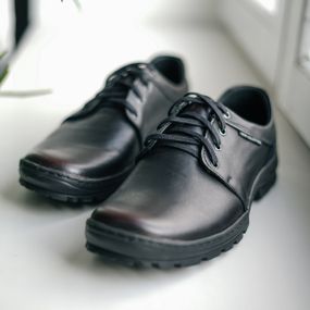 Коричневі шкіряні мокасини 41 розмір