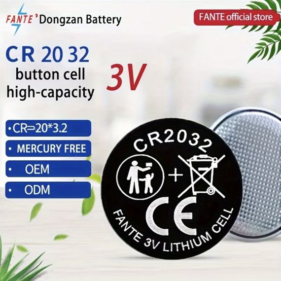 Літієва батарейка-таблетка CR2032 для дрібної техніки | Зображення 3