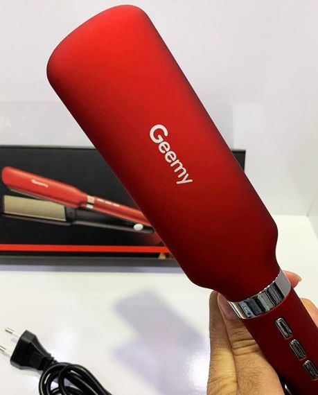 Професійна праска - випрямляч Geemy GM-2820 35 Вт з терморегулятором Червоний | Зображення 2