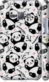 Чохол на Samsung Galaxy J1 (2016) Duos J120H Панди "4318c-262-2448"