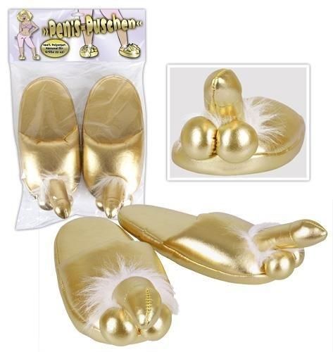 Тапки золоті Pluszaki-Goldene Penispuschen Sex Aura