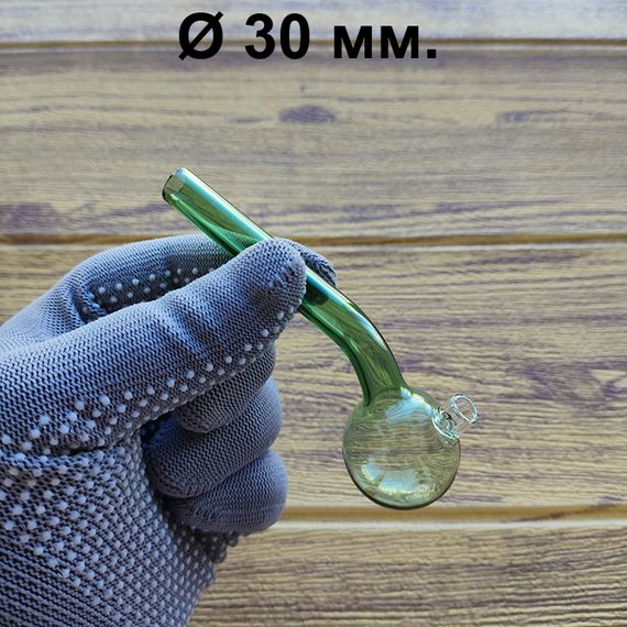 Стеклянная трубка Sherlock Nose Oil Green