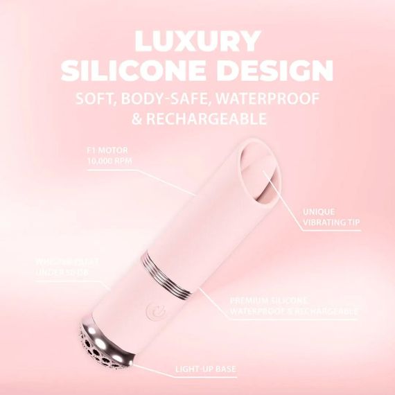 Вибратор Luxe – Mini Lipstick Vibe – Pink Sex Aura | Зображення 3