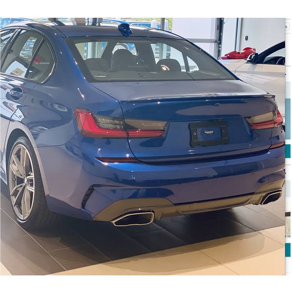 Дифузор заднього бампера MP-Style (для M-Sport 2018-2022, Карбон) для BMW 3 серія G20/21 2018- рр | Зображення 2
