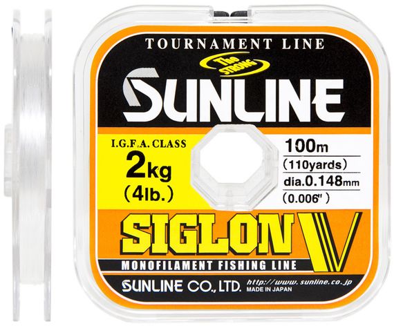 Леска Sunline Siglon V 100m #0.8/0.148mm 2.0kg