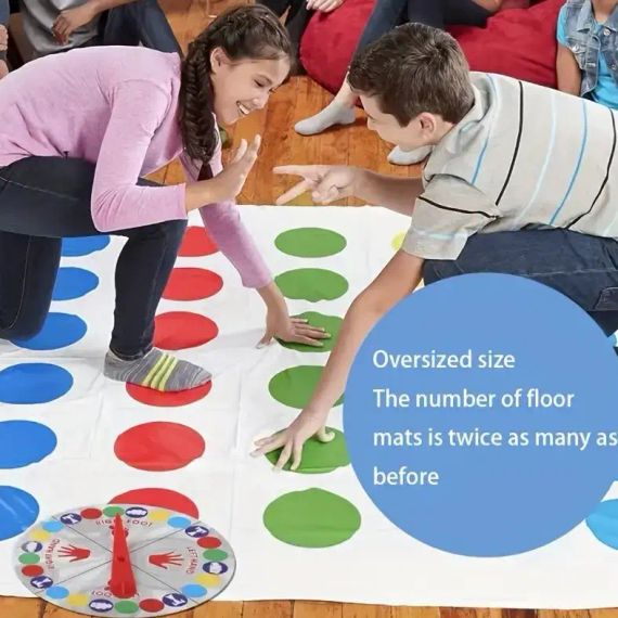 Підлогова "Твістер" гра Dance Pad Toy Party Game | Зображення 3