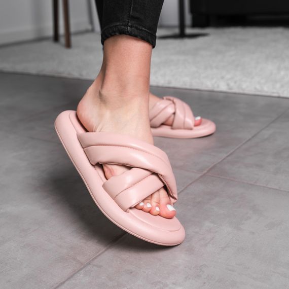 Шльопанці жіночі Fashion Sadie 3672 38 розмір 24,5 см Бежевий | Зображення 5