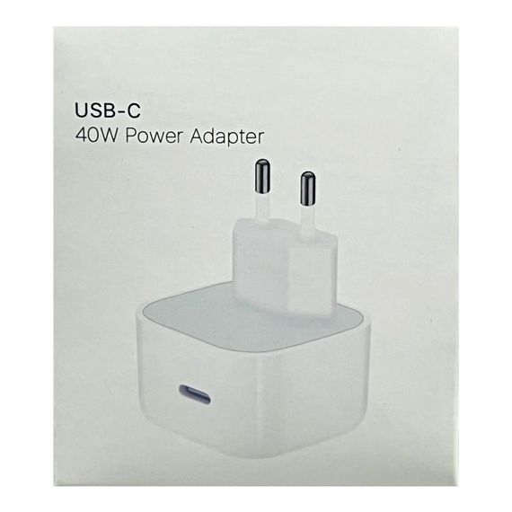 СЗУ 40W Power Adapter for Apple (1USB-C) (АA) (box) White | Зображення 2