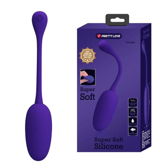 Віброяйце, що перезаряджається Pretty Love - Knucker Purple, BI-014786-3 Sex Aura | Зображення 1