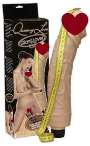 Вібратор значного розміру Queeny Love Giant Sex Aura