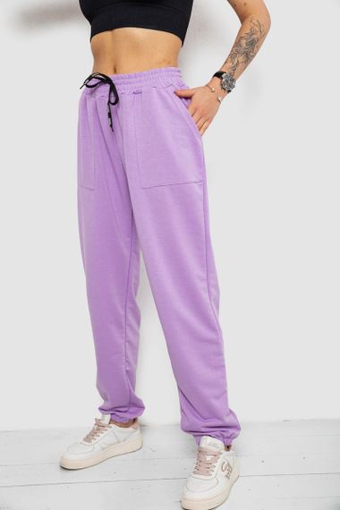 Спортивні штани жіночі, колір бузковий, 238R347 | Зображення 2