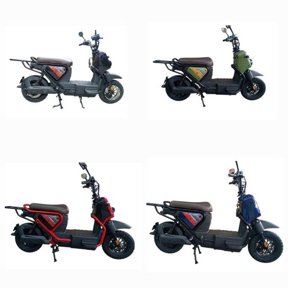 Электроскутер Crosser CR-4 PRO 1200W, LiFePO4 76.8V 30Ah, до 25 км/ч, дисковые тормоза, бескамерные шины