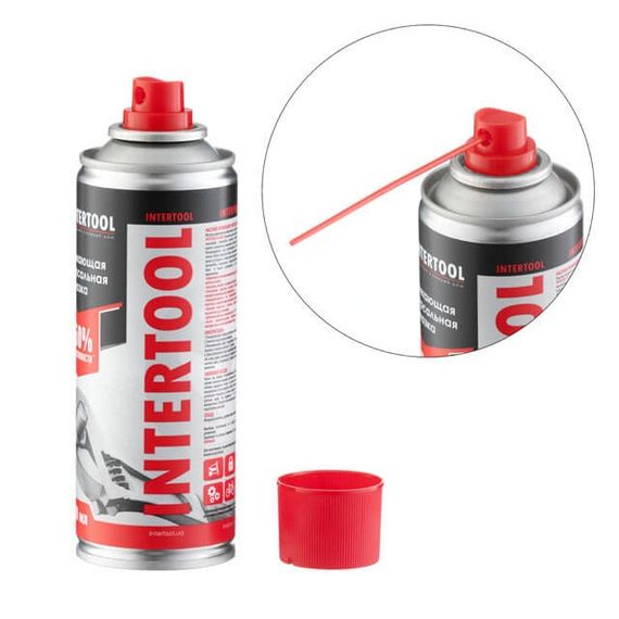 Мастило проникне, універсальне, аерозоль 200 мл INTERTOOL FS-4020 | Зображення 1