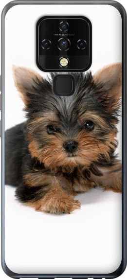 Чехол на Tecno Camon 16 SE CE7j Щенок йоркширского терьера "931u-2398-17620"