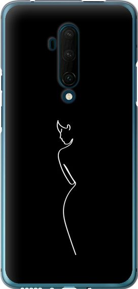 Чехол на OnePlus 7T Pro Силуэт1 "4590u-1810-17620"