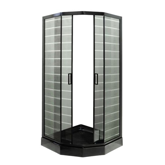 Душова кабіна Insana Ida Black P 92/5 B LN 90х90х205 низький піддон | Зображення 3