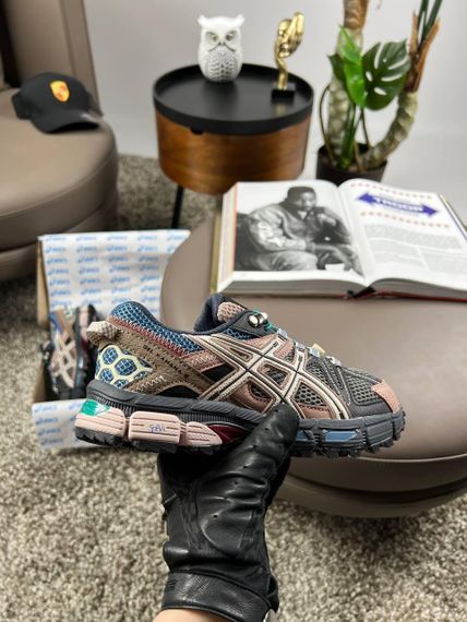 Кросівки ASICS Gel-Kahana 8 Navy Grey Pink / асікс кахана 8 текстиль  , В'єтнам 39 24.5 см | Зображення 4