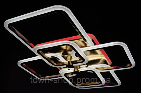 Люстра потолочная LED с пультом A2503/2+2+2-rgb-gd Золото 12х59х80 см. | Зображення 5